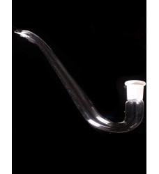 J Hook Glass on Glass Bend Mouthpiece