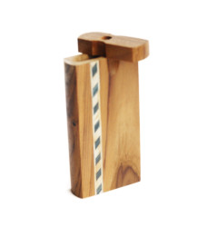 Stripped handmade wood dugout Stripped handmade wood dugout