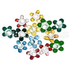 Glass Pipe Vaporizer Screen Daisy Style Assorted Colors