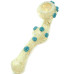 4" Glass Dots Sherlock Pipe