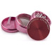 Chromium Crusher 1.6 Inch 4 Piece Tobacco Spice Herb Grinder pink colors