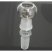 glass dome set with titanium nail