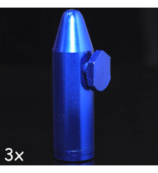Snuff Bullet  Aluminum Snorter Rocket