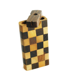Dugout small Squares stripped wood made by hand, Dugout small Squares stripped wood made by hand,