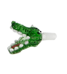 Crocodile Glass on Glass Bowl