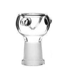 Glass on Glass Dot Female Glass Bowl